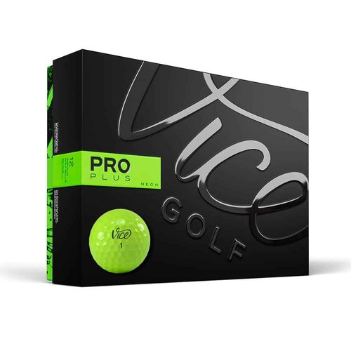VICE Pro Plus White Golf Balls Bundle | 12 Golf Balls