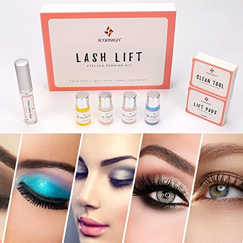 Lash Lift Kit, Eyelash Perm Kit, Professional Eyelash Curling Lash Extension Set, Glue Upgraded Version, Lash Extensions, ...
