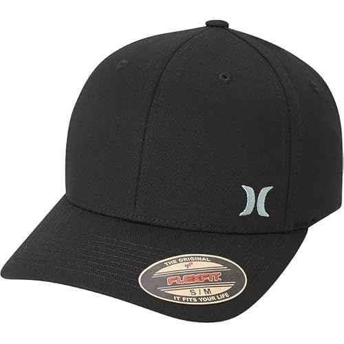 Hurley Men's Hat - Curved Brim Stretch Fitted Cap