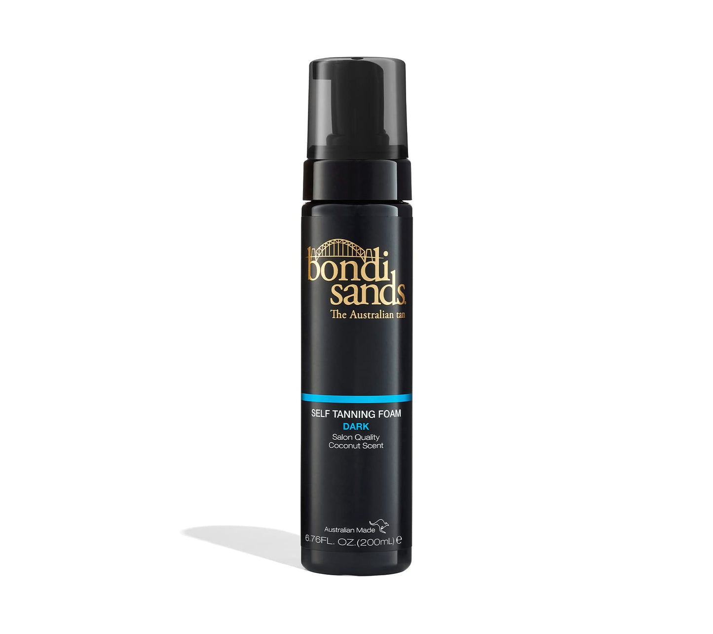 Bondi Sands Dark Self Tanning Foam | Lightweight, Self-Tanner Foam Enriched with Aloe Vera and Coconut Provides an Even, Streak-