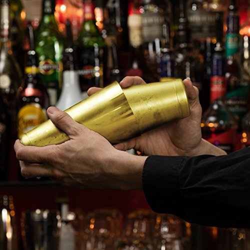 Homestia Boston Cocktail Shaker Set, 18 oz & 28 oz Stainless Steel Weighted Shaker Tins, Metal Martini Shaker Drink Mixer ...