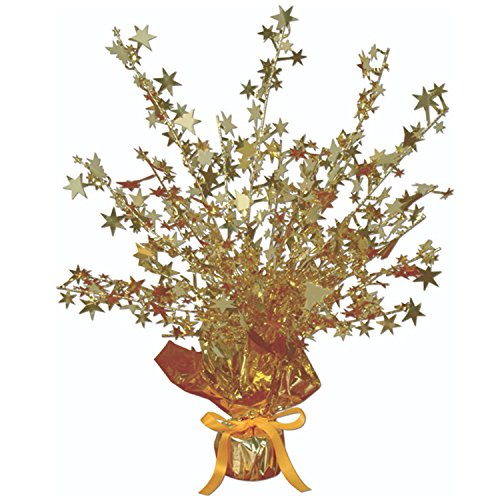 Beistle Gold Star Gleam 'N Burst Centerpiece