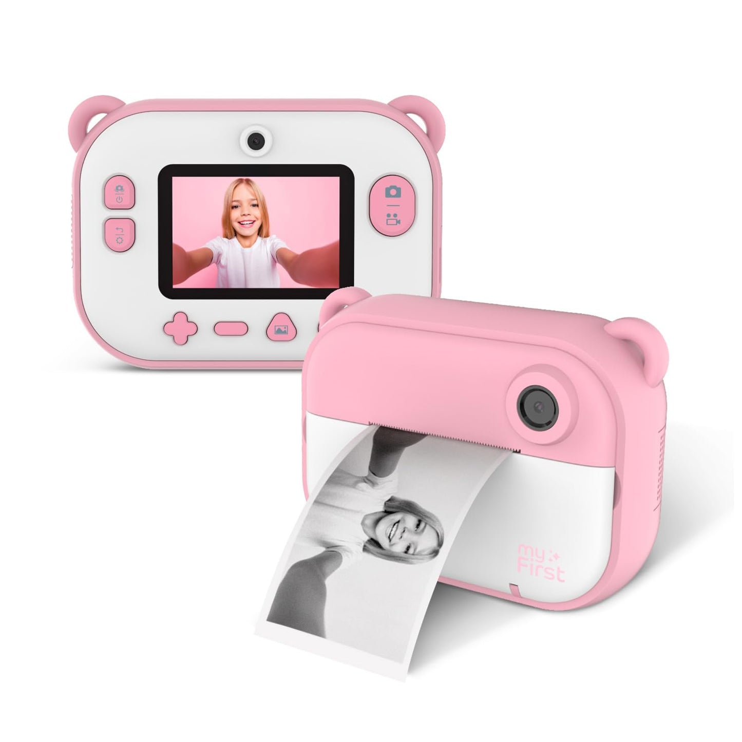 myFirst Insta 2 - Instant Print Camera for Kids, 12MP Photo 1080P Video, Gift for Boys Girls 4-12, microSD Card, Thermal Printin