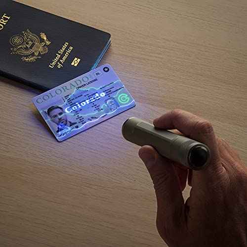 Nite Ize INOVA X5 UV LED Flashlight - Flashlight for ID Inspection & Scorpion Hunting - Durable Aluminum UV Torch with Versatile Use - Shockproof, Crushproof & Water-Resistant