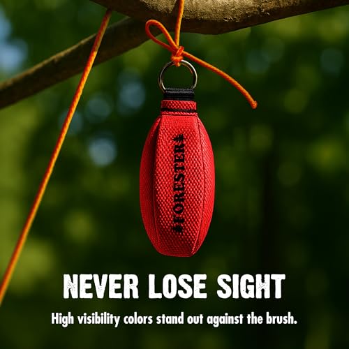 FORESTER Arborist Throw Line Kit | Throw Weight & 166ft Rope | Ultra Slick 100% Polyester Rope | Arborist Equipment for Tr...