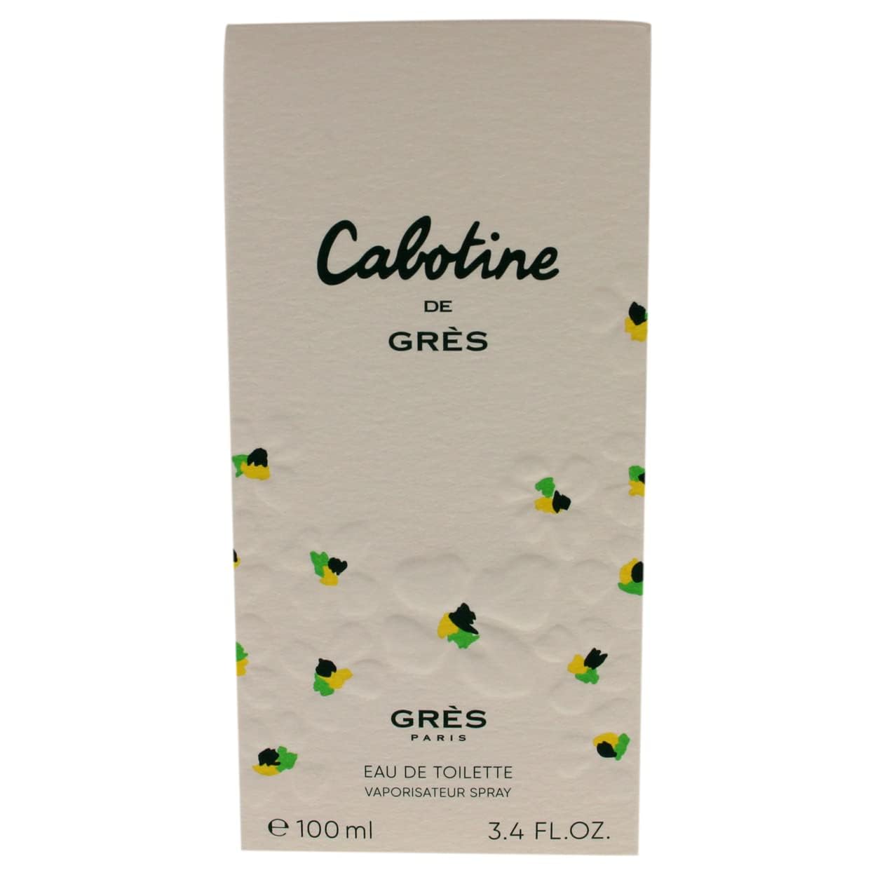 Gres Cabotine Women Eau De Toilette Spray, 3.4 Ounce, WHITE