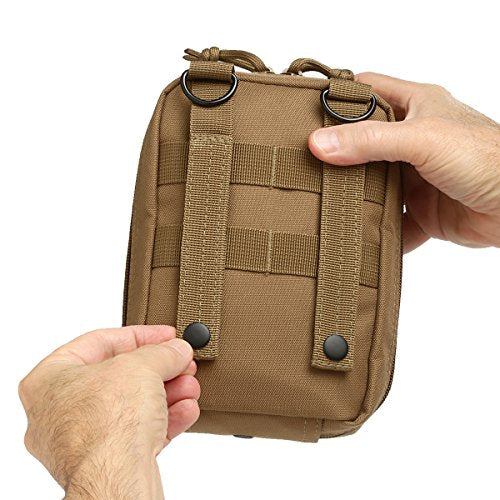 Orca Tactical First Aid Molle Pouch - Heavy Duty IFAK Pouch - Empty Medical Pouch Ideal for Military Use EMTs Law Enforcem...