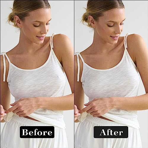 QUXIANG 4 Pairs Pasties Women Nipple Covers Reusable Adhesive Silicone Nippleless Covers Bra for Dress