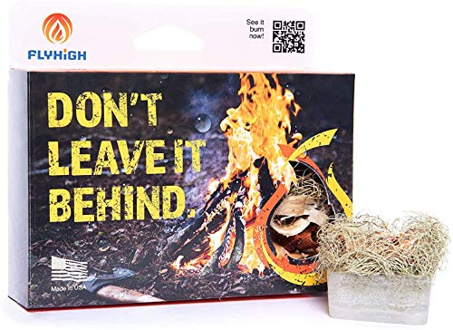 Flyhigh Fire Cubes: Quick Ignition, Eco-Friendly, Waterproof. Perfect for Camping, BBQs, and Fireplaces. Come Experience T...