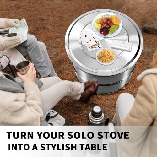 Pariplus Lid for Solo Stove Yukon - 27 Inch Stainless Steel Fire Pit Lid Cover for Solo Stove Yukon, Fire Pit Accessories ...