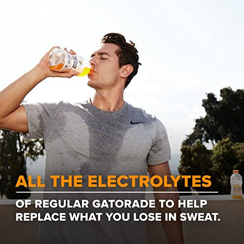 Gatorade Thirst Quencher Zero Sugar Sports Drink, Cool Blue, 20oz Bottles, 8 Pack, Electrolytes for Rehydration