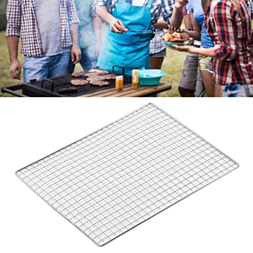 Grill Mesh Set of 3, Non Stick Barbecue Wire Mat Reusable Mesh Accessories Multi Functional BBQ Grill Mat for Picnics Camping