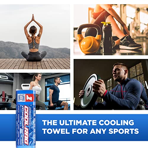 South Sport Cool Cool RAG Extreme Cooling Towel for Heat Relief - PVA Cooling Towel for Workout, Gym, Running and for Othe...