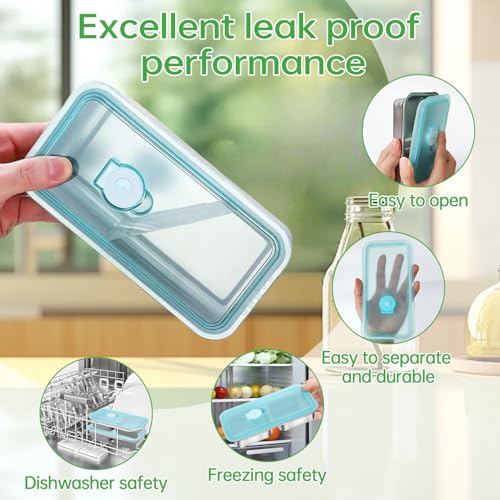 Thrseely 6PCS Grab and Go Snack Containers Reusable, Stainless Steel Double Compartment Snack Containers, Dishwasher- Reus...