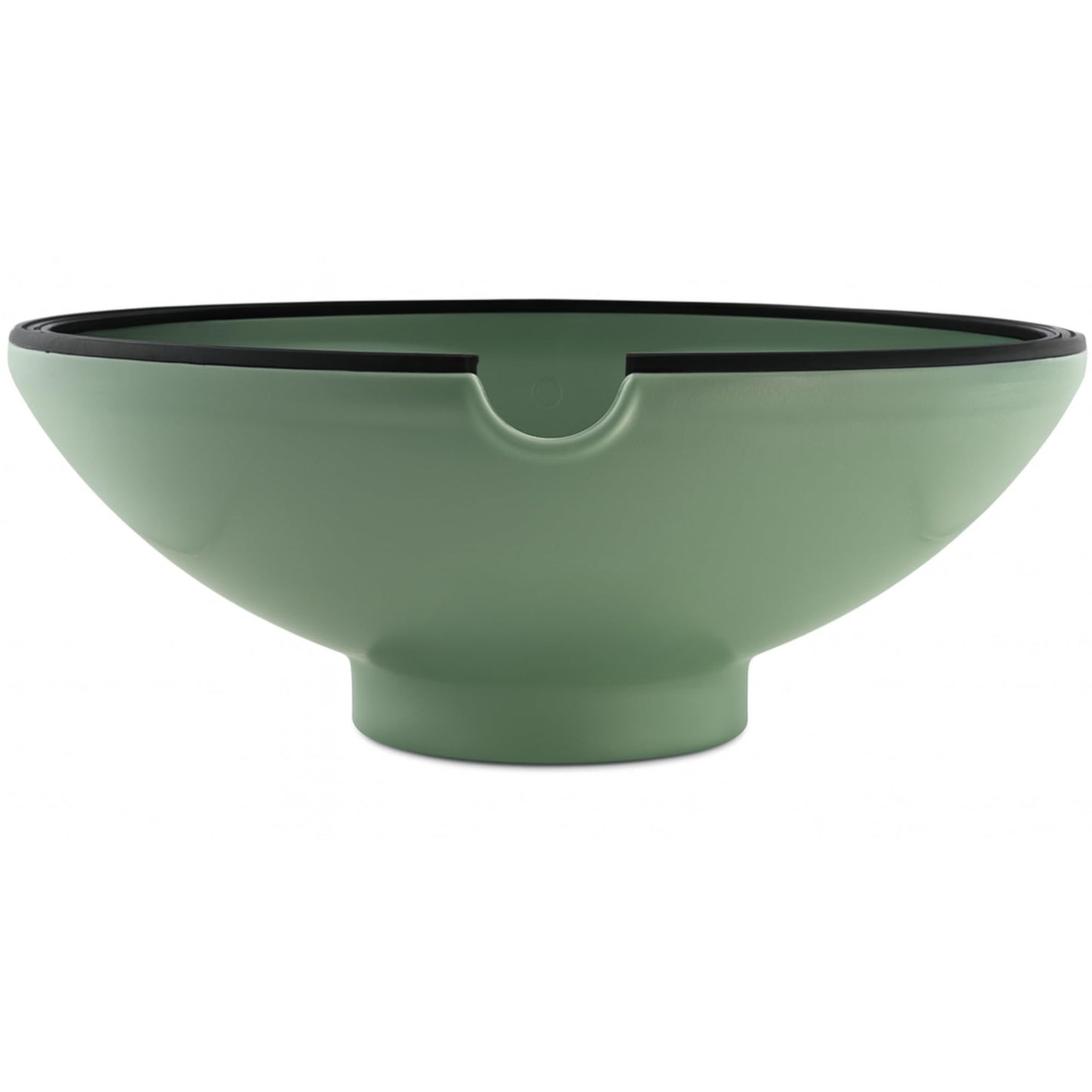 BUUBLE Ultimate Grease Drainer & Food Strainer (SAGE) Premium Heat-Resistant Colander for Bacon, Ground Beef, Pasta & Veggies; Fits Pans, Cans & Jars; Dishwasher Safe