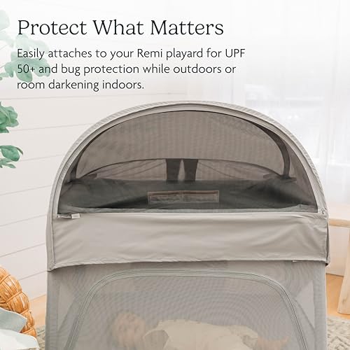 UPPAbaby Remi Canopy - Sun + Bug Protection - Ventilated Cover for Indoor or Outdoor Use - Folds Compactly for Travel