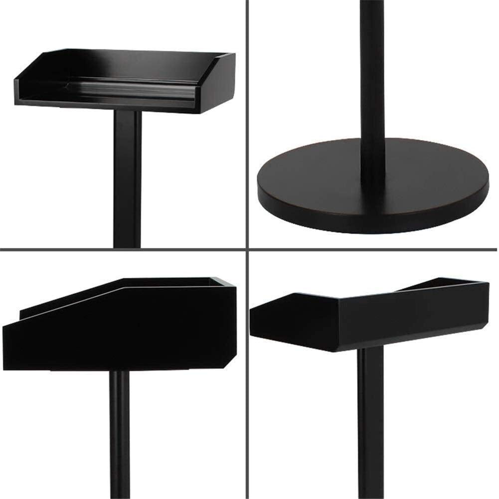 CAMBOS Lectern Podium Stand, Lectern Podium Stand,Hotel Restaurant Entrance Podium Welcome Table Speaking Stage Master of Ceremonies Ideal for Sermons and Presentations Black
