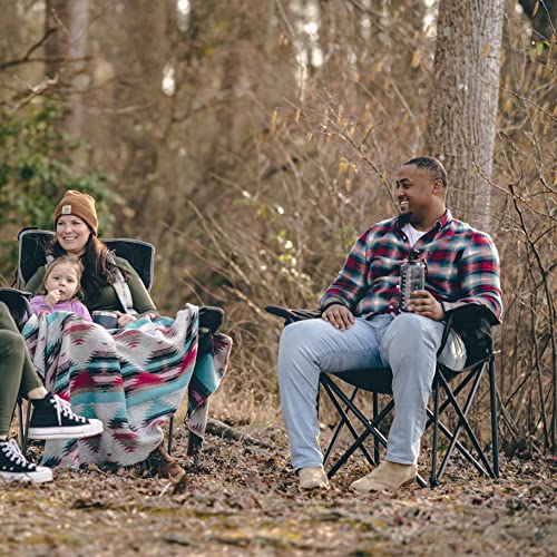SUNNYFEEL XXL Oversized Camping Chair Heavy Duty 800 LBS for Big Tall People Padded Portable Folding Quad Lawn Chairs with...