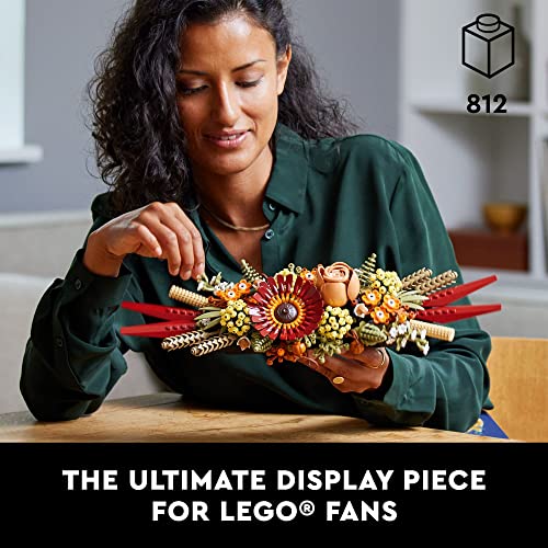 LEGO Icons Dried Flower Centerpiece Building Sets for Adults, Ages 18+ Years - Fall & Thanksgiving Decorations for Dinner ...