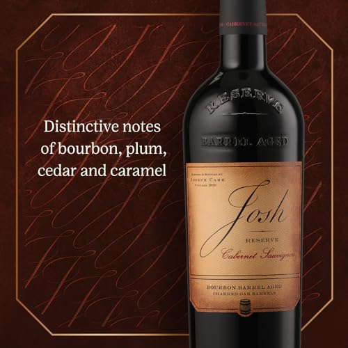 Josh Cellars Reserve Bourbon Barrel Aged Cabernet Sauvignon, California Red Wine, 750mL Bottle
