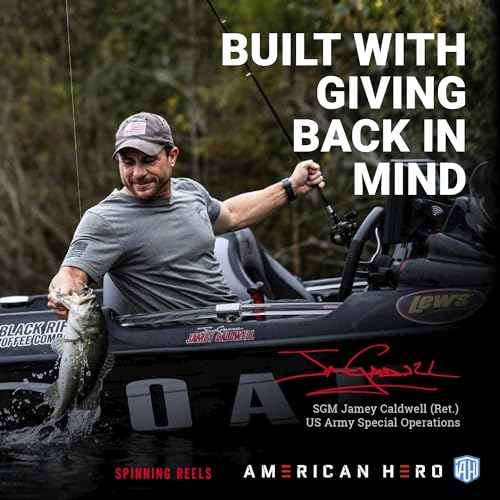 American Hero Camo 200 Spinning Reel Clam