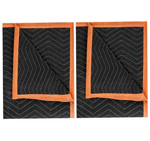 Large Moving Blankets 80 * 72in Heavy Duty Packing Blankets for Furniture Moving Shipping Wrapping Quilted Furniture Pads ...
