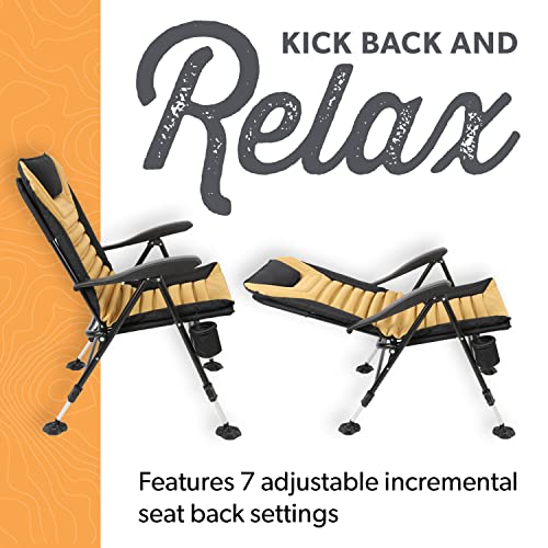 Kuma Outdoor Gear Off Grid Chair, Ultimate Portable Luxury Rugged Outdoor Folding Chair for Camping, Glamping, Sports & Ou...