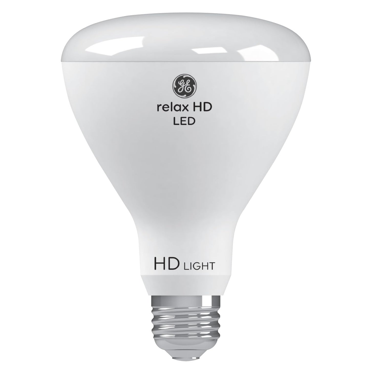 GE Relax LED Light Bulb, 65 Watt, Soft White, BR30 Indoor Floodlight (4 Pack)