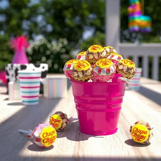 Chupa Chupps Cremosa Lollipops, Strawberry and Choco-Vanilla, 100 ct.