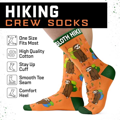 Biking, Hiking, Running, Camping Socks for Men, Women - Hiking, Running, Camping, Bike Accessories, Stocking Stuffers