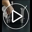 Cocktail Shaker Set, 24oz Cocktail Shaker 21-Piece Stainless Steel Bar Tools Bartending Kit with Black Acrylic Stand Cockt...