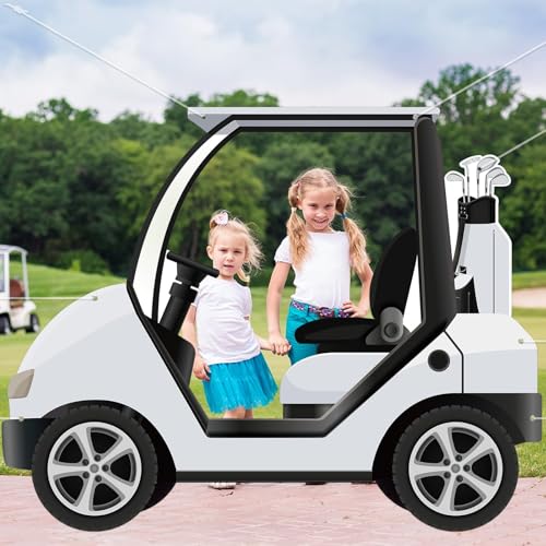 Golf Theme Party Decoration Golf Cart Shaped Photo Backdrop Let’s Par-Tee Theme Photo Booth Props Hanging Banner for Kids ...