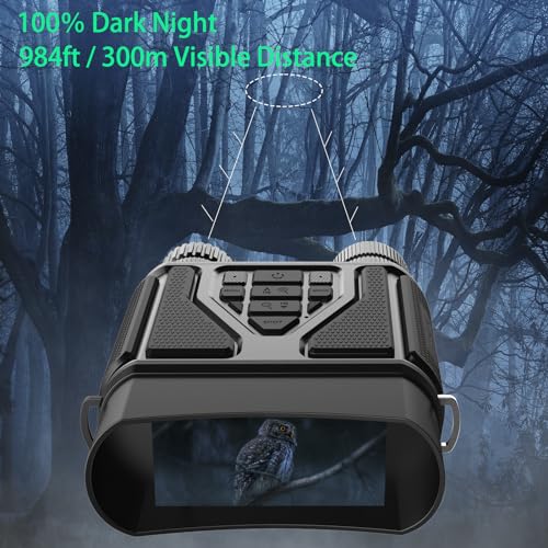 Night Vision Goggles - Night Vision Binoculars for Adults, Gifts for Men Him Husband Dad with 8X Zoom, 4000mAh Rechargeabl...