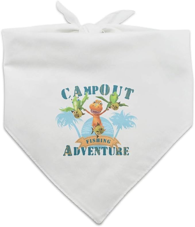 GRAPHICS & MORE Campout Fishing Adventure Dinosaur Train Dog Pet Bandana