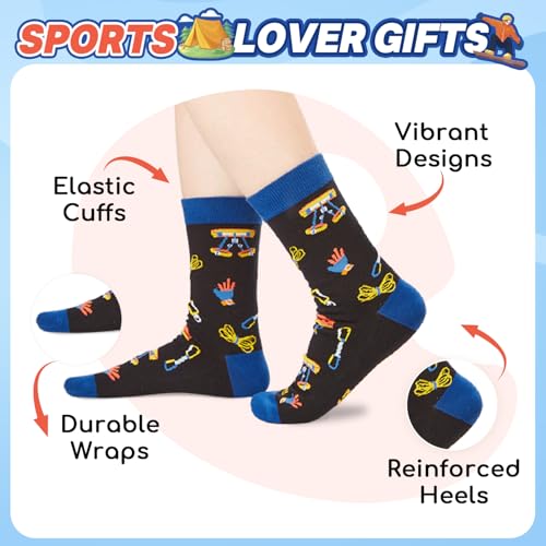 Zmart Sports Socks Men Women - Outdoorsman Gifts for Hunting Running Golf Soccer Lovers
