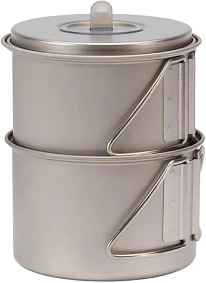 Snow Peak’s Titanium Mini Solo, SCS-0044TR, Japanese Titanium, Ultralight and Compact for Camping and Backpacking, Made in...