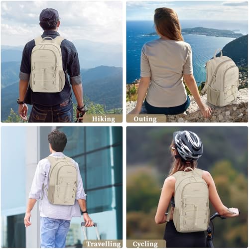 ZOMFELT Hiking Backpack for Women Men, 15L Lightweight Packable Backpack for Trip, Water Resistant Small Travel Backpacks,...