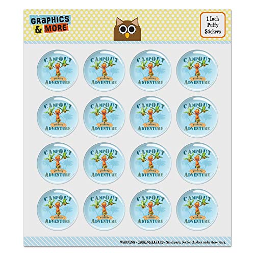 Campout Fishing Adventure Dinosaur Train Puffy Bubble Dome Scrapbooking Crafting Sticker Set
