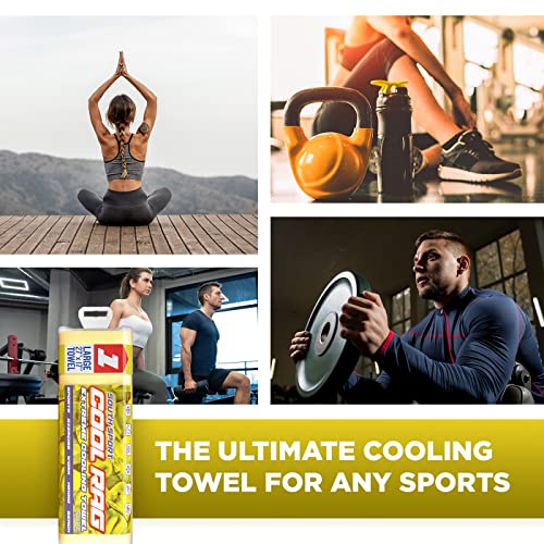 South Sport Cool Cool RAG Extreme Cooling Towel for Heat Relief - PVA Cooling Towel for Workout, Gym, Running and for Othe...