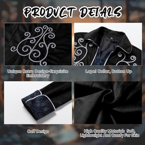 rumnigh Men Medieval Steampunk Tailcoat Jacket Gothic Victorian Frock Coat Uniform Halloween Party Cosplay Gentleman Costumes