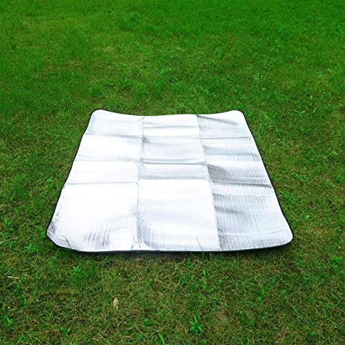 Wind Tour Outdoor Double-Sided Moisture-Proof Aluminum Foil Foam Pad Waterproof and Insulating Foil Mat Picnic Mat Camping...
