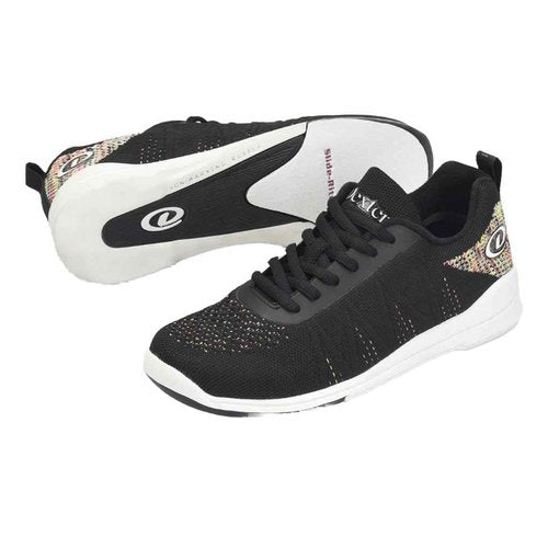 Dexter Womens Athletic Bowling Shoes, Black, 8 US