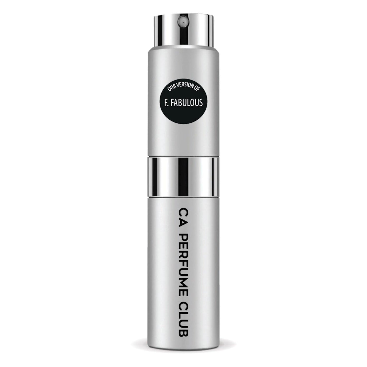 CA Perfume Impression of F. Fabulous for Women and Men Leather Scent Long Lasting Unisex Fragrance Eau De Parfum Travel Size Refillable Atomizer Spray 0.27 Fl Oz 8ml