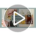 Ilyapa Double Glass Beverage Dispenser with Stand - 2 Gallon Large Drink Dispensers for Ice Water, Lemonade, Juice, Sangri...