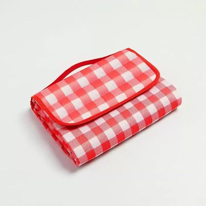 GO-CHUNRIQIN 80"x118"Sandproof Waterproof Picnic Blanket, Beach Mat for Outdoor Hiking Park,Portable with Tote Bag,Non-Sti...