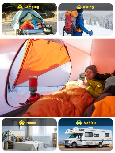 Bessport Mummy Sleeping Bag | 15-45 ℉ Extreme 3-4 Season Sleeping Bag for Adults Cold Weather– Warm and Washable, for Hiki...