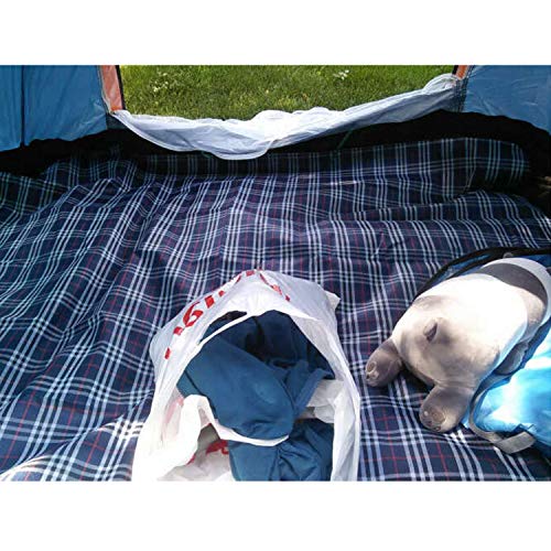 Wind Tour Waterproof Picnic Blanket with Carry Strap - Foldable Sandproof Outdoor Mat for Camping, Beach, Park - 59" x 7...