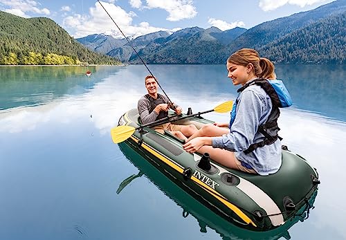 INTEX 68347EP Seahawk 2 Inflatable Boat Set Capacity