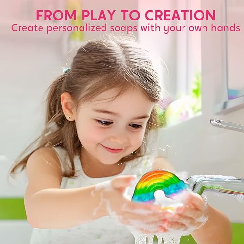Klever Kits Unicorn Soap Making Kit- 4 Molds Girl Crafts DIY Project, Unicorn Girl Gifts, Kids Birthday Gift for Aged 6+, ...