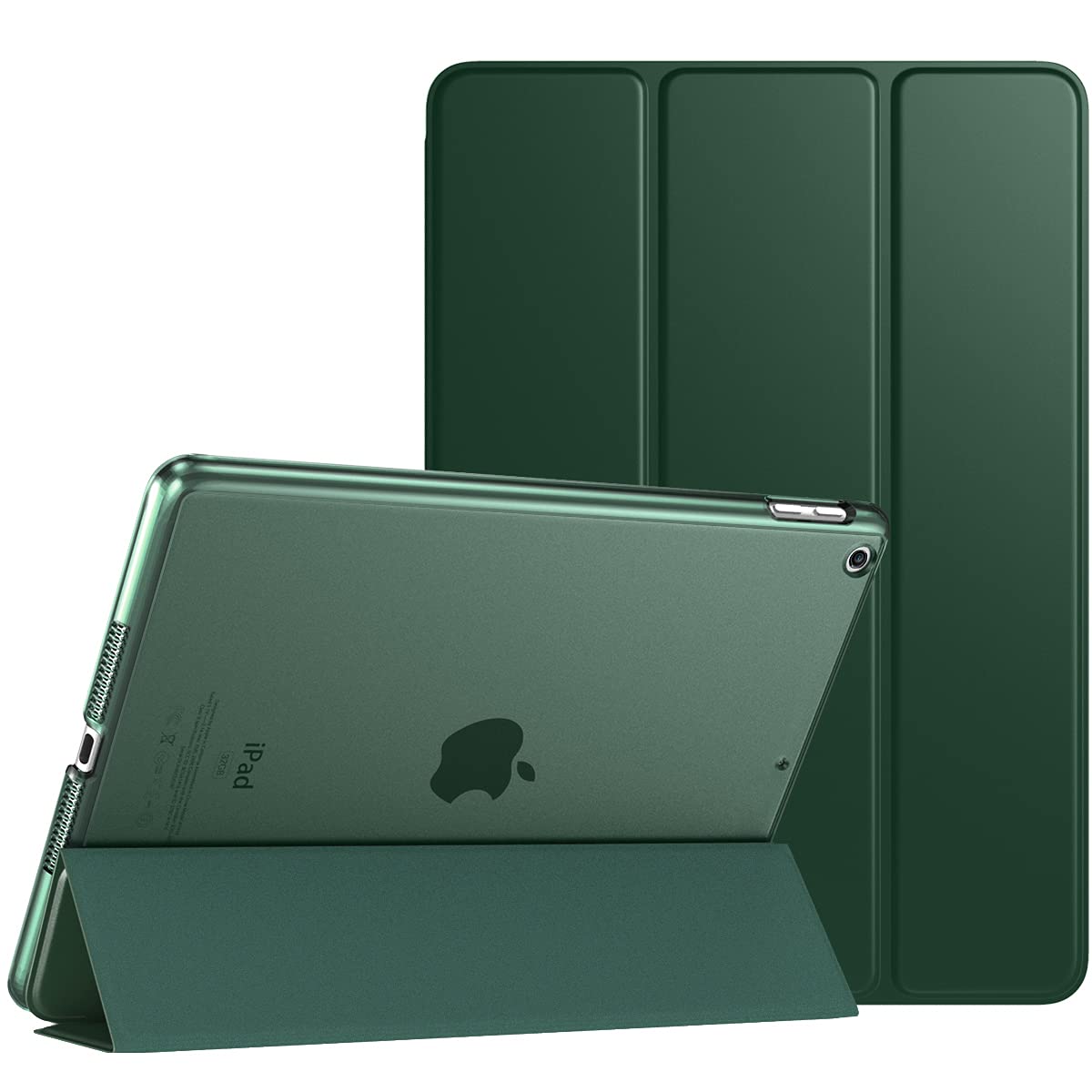 Timovo For Ipad 10.2 Case Ipad 9Th Generation 2021/ Ipad 8Th Generation 2020/ Ipad 7Th Generation 2019 Case,Slim Translucent Har